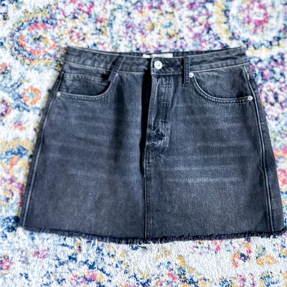 We The Free Button Fly Denim Skirt - Picture 5 of 7